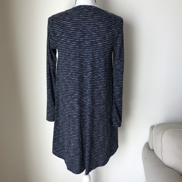 Final Touch Stripe Button Down Long Sleeve Top - Picture 4 of 4